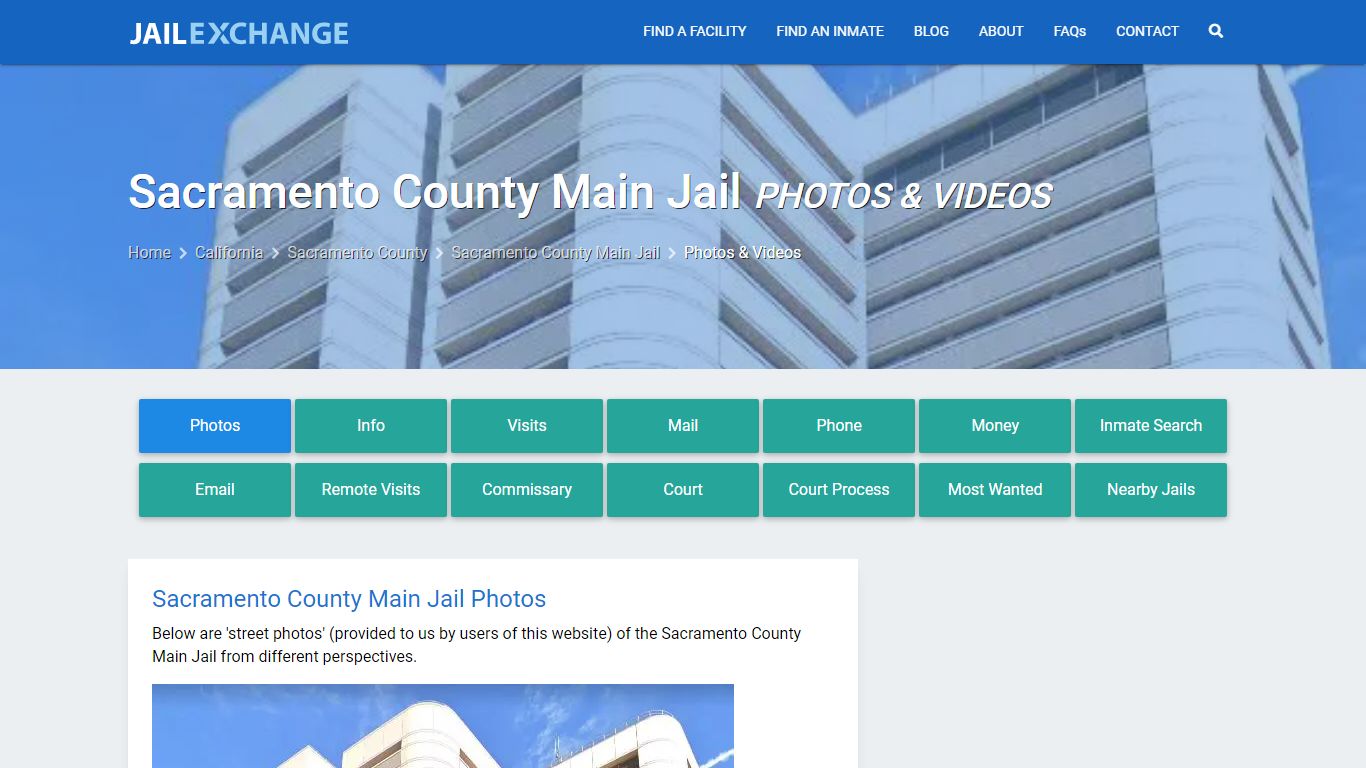 Photos & Videos - Sacramento County Main Jail, CA